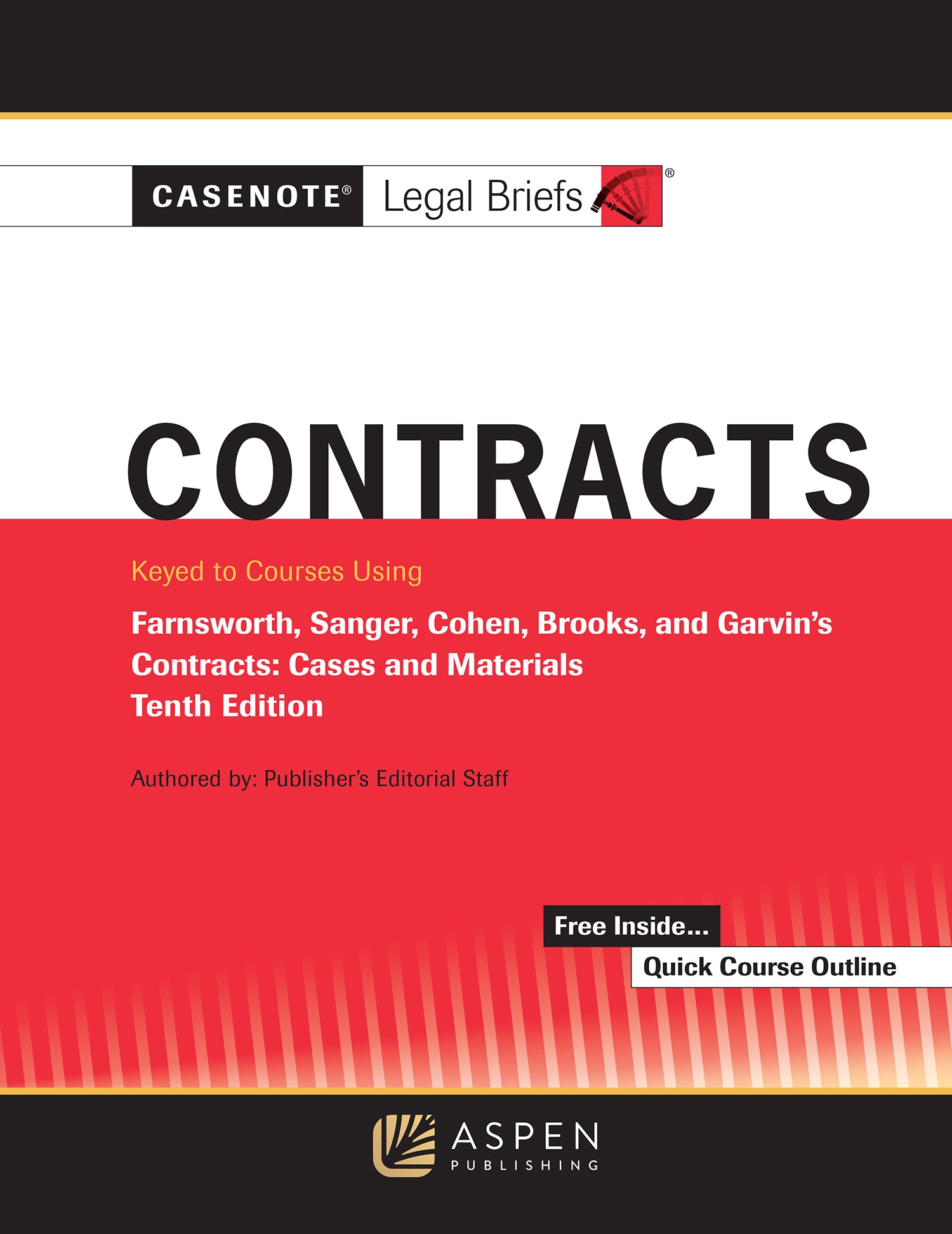 Contracts, Keyed to Farnsworth, Sanger, Cohen, Brooks, and Garvin's, T