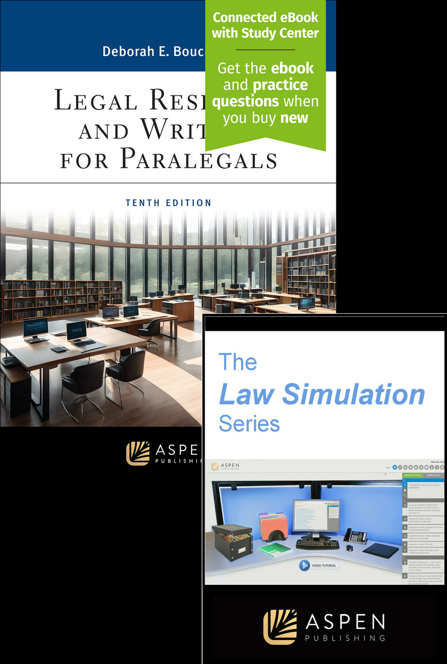 Bundle: Legal Research and Writing for Paralegals, Tenth Edition and The Law Simulation Series: Legal Research
