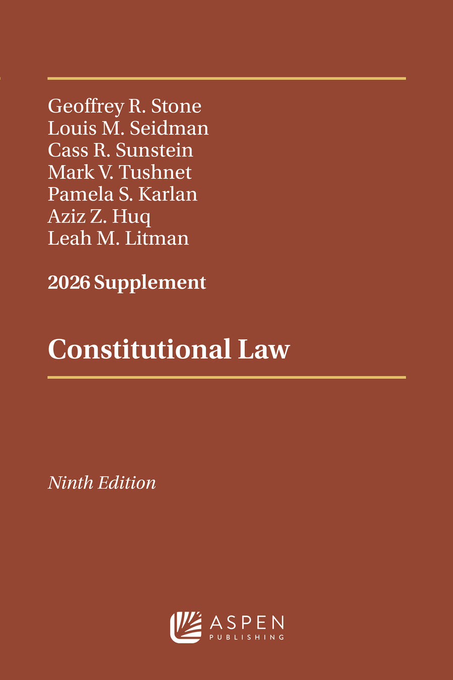 Constitutional Law 2026 Case Supplement