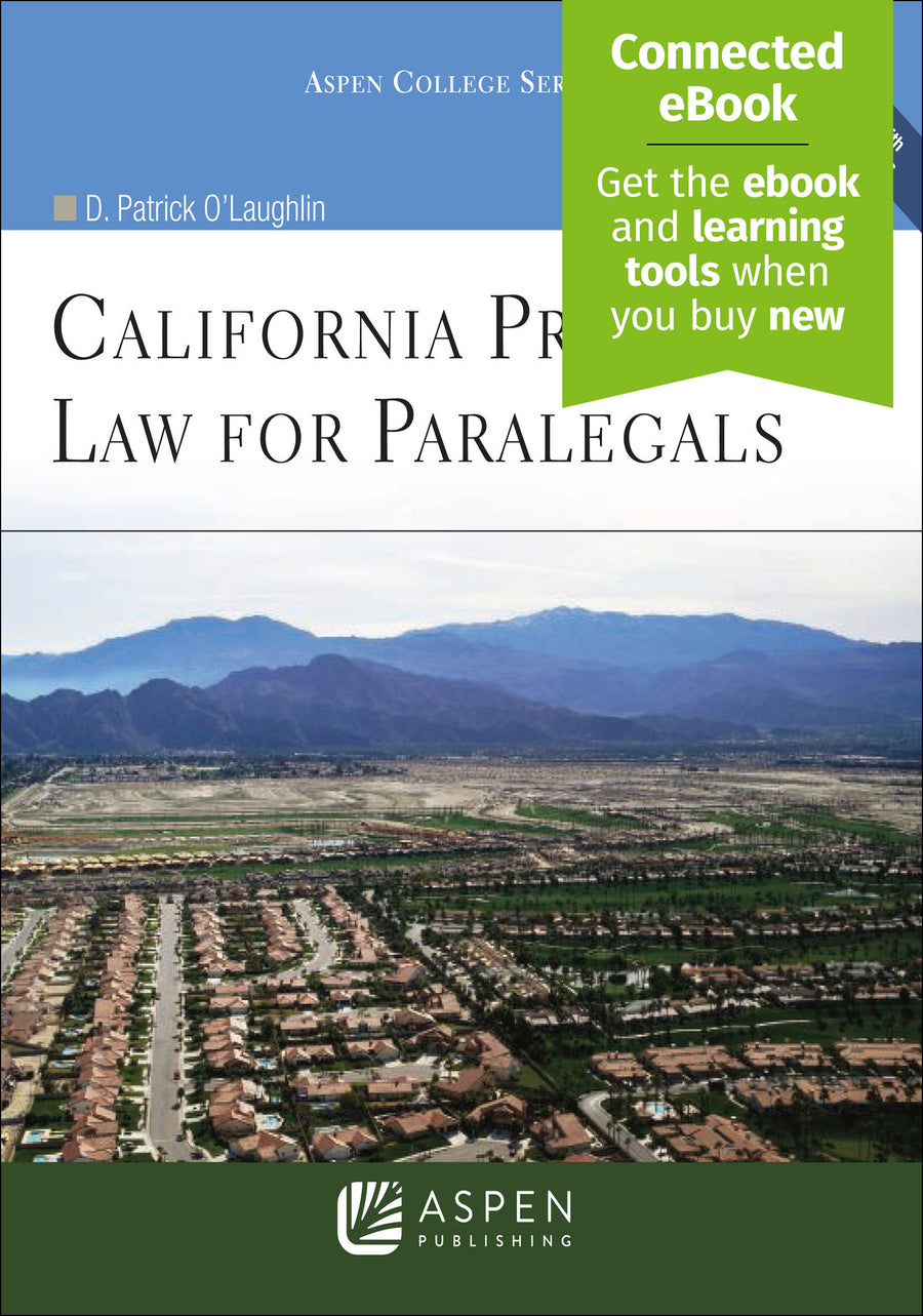 California Property Law for Paralegals, Eighth Edition