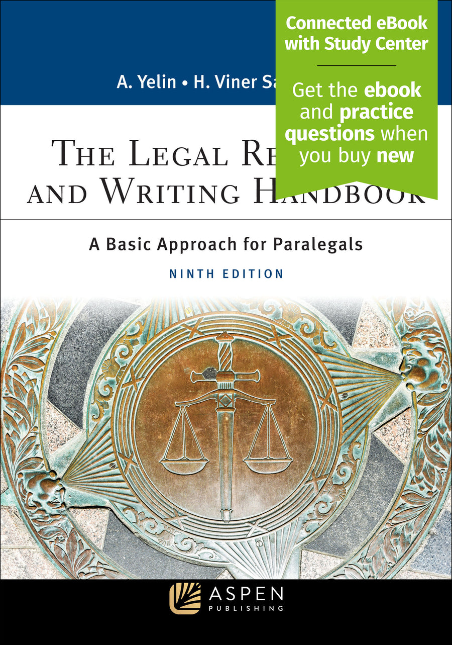 Legal Research and Writing Handbook: A Basic Approach for Paralegals, Ninth Edition