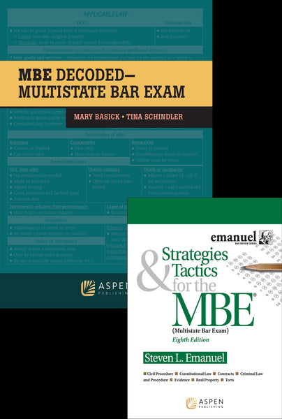 語学・辞書・学習参考書 MBE DECODED - MULTISTATE BAR EXAM Bundle: MBE Decoded: Multistate Bar Exam, First Edition and