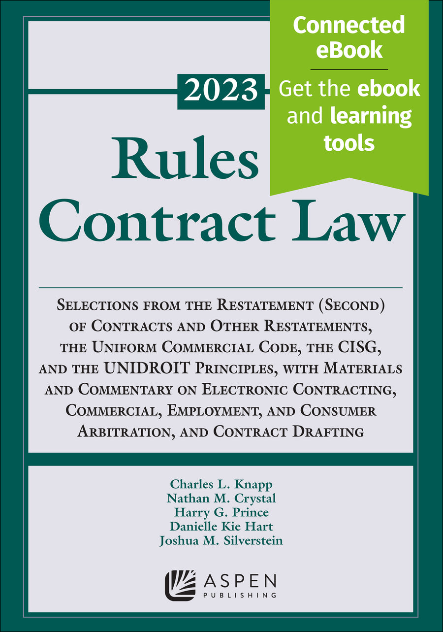 Rules of Contract Law: 2023 Statutory Supplement