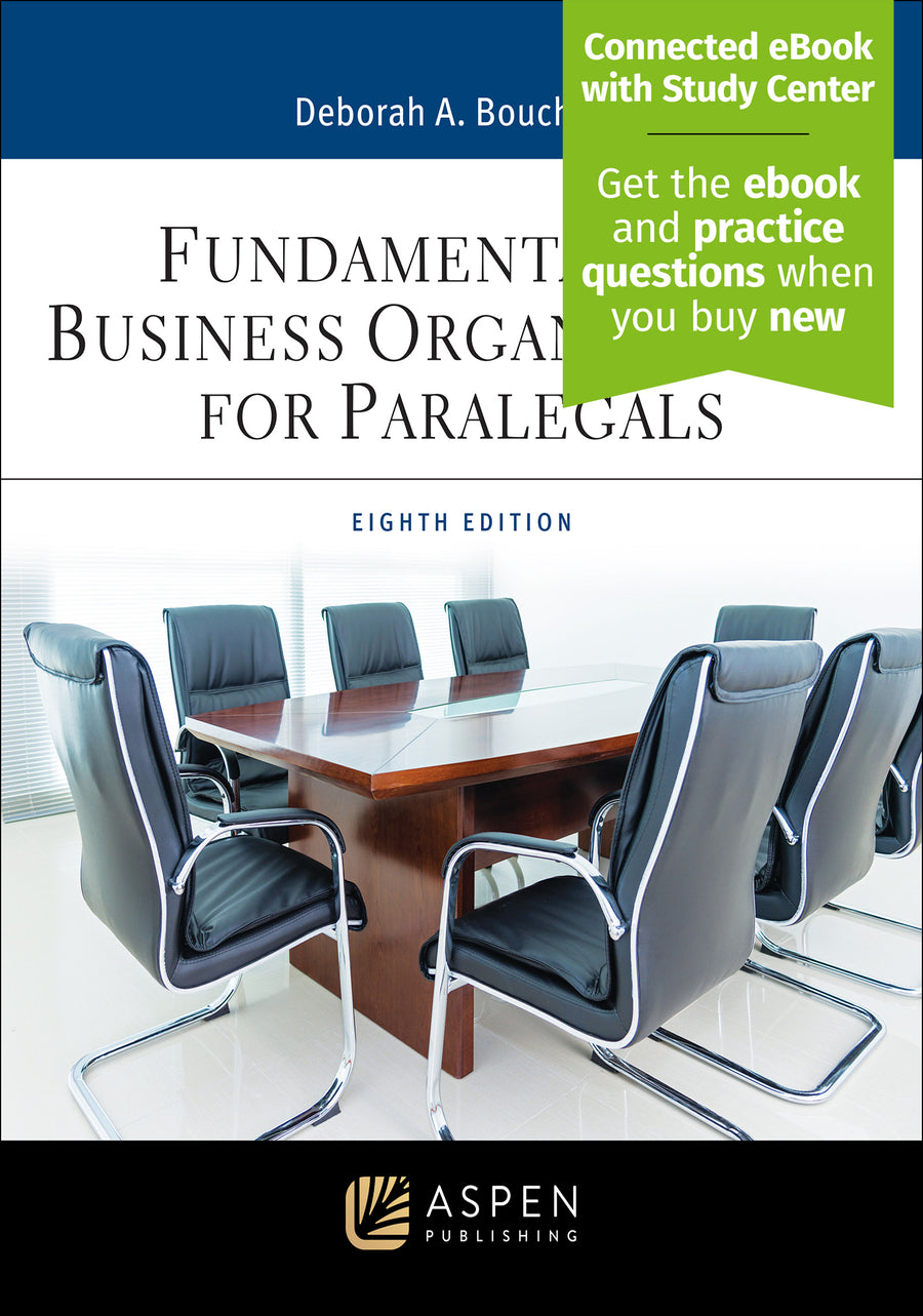 Fundamentals of Business Organizations for Paralegals, Eighth Edition
